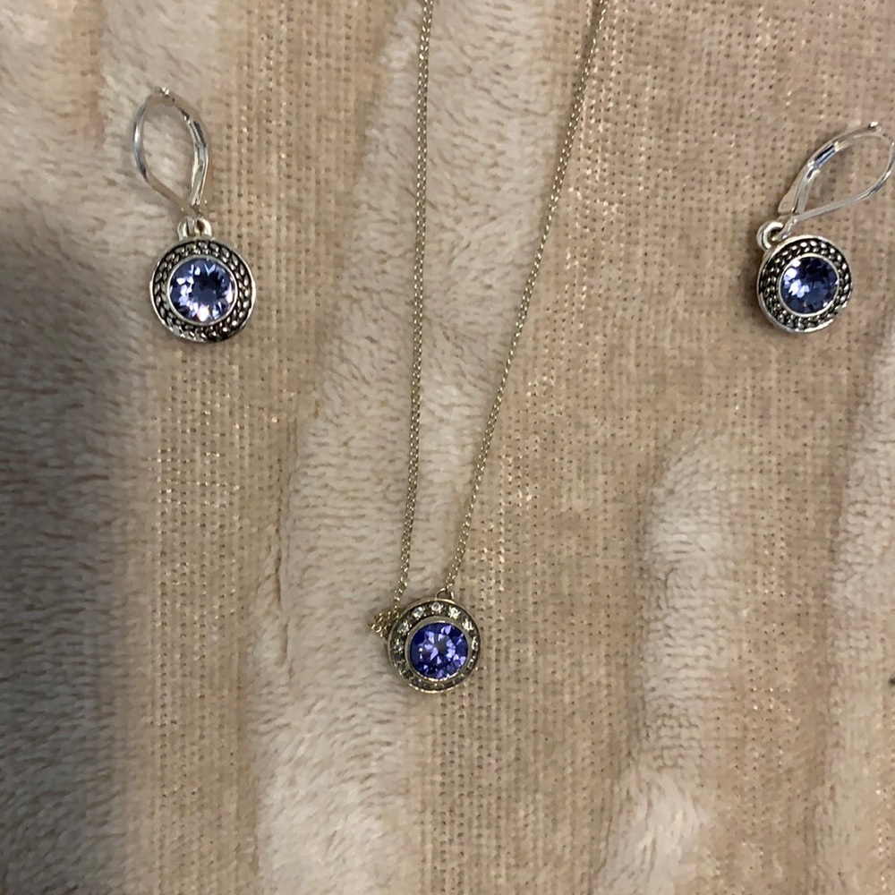 Brighton necklace and matching earrings
